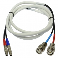 Кабель для подключения УЗ раздельно-совмещенных преобразователей 2Lemo.00-2BNC-1300